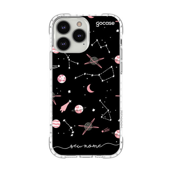 Capinha para celular Pink Planets