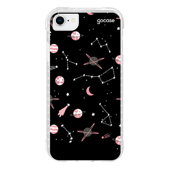 Capinha para celular Pink Planets
