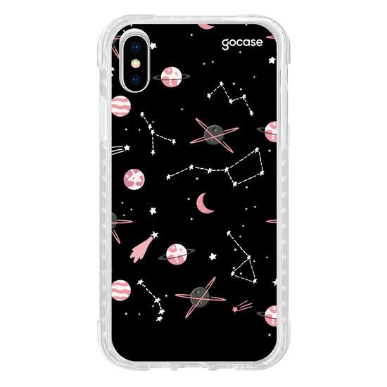 Capinha para celular Pink Planets