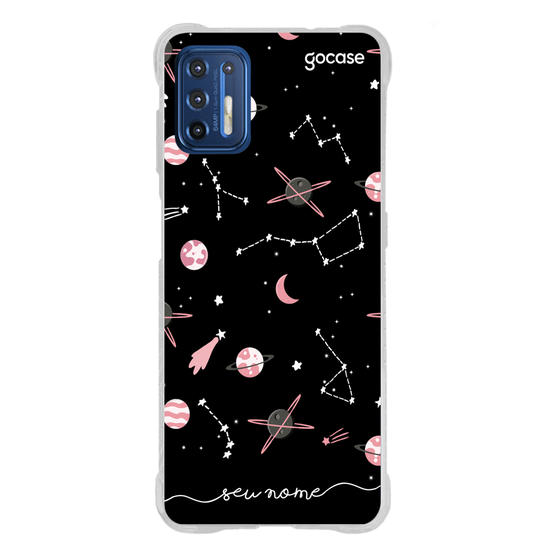 Capinha para celular Pink Planets