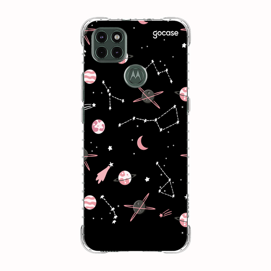 Capinha para celular Pink Planets