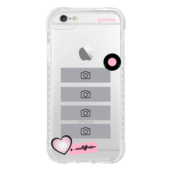 Capinha para celular  Pink Record