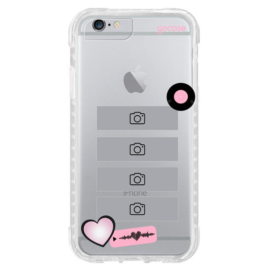 Capinha para celular  Pink Record