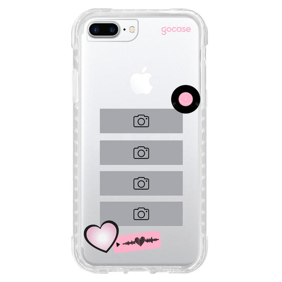 Capinha para celular  Pink Record