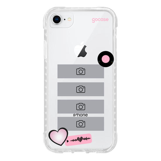 Capinha para celular  Pink Record