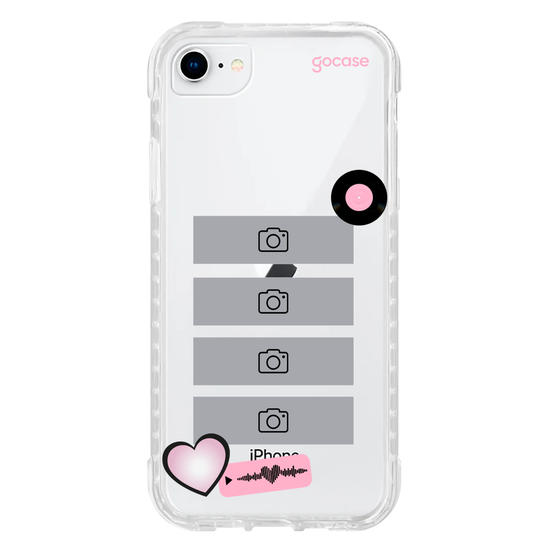 Capinha para celular  Pink Record