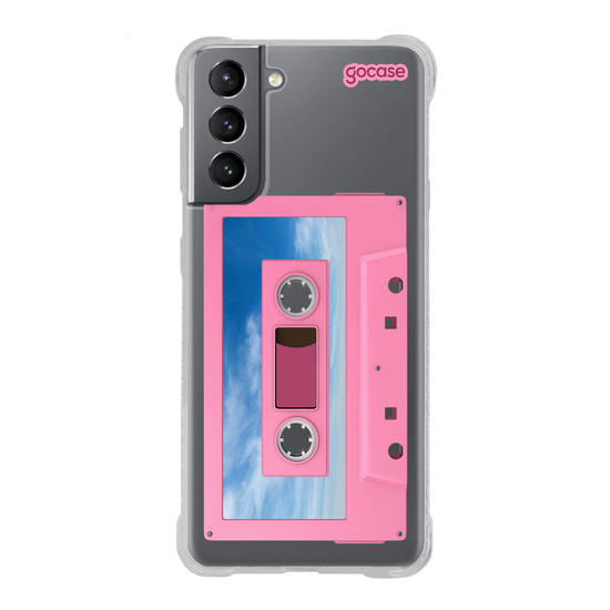 Capinha para celular  Pink Sky Cassette