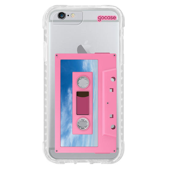 Capinha para celular  Pink Sky Cassette