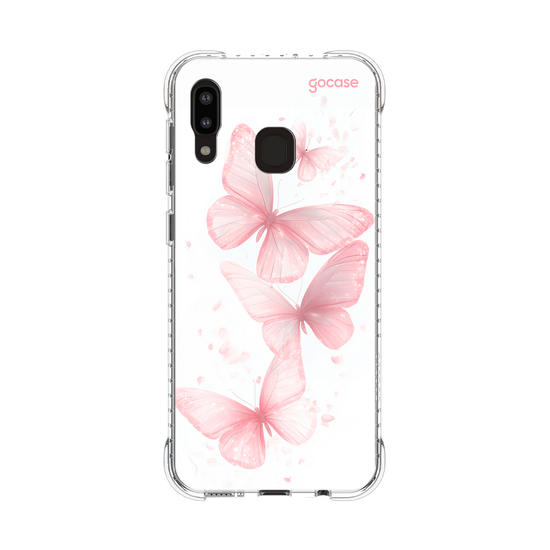 Capinha para celular  Pink Sparkle Butterflies