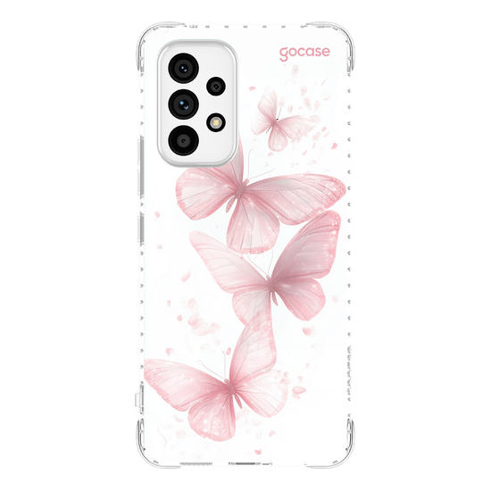 Capinha para celular  Pink Sparkle Butterflies