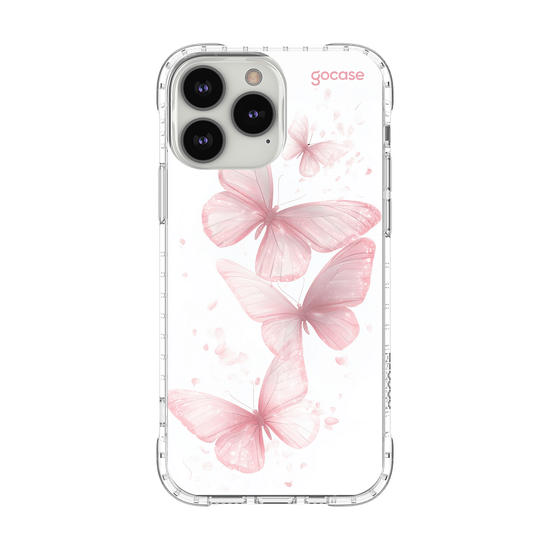 Capinha para celular  Pink Sparkle Butterflies
