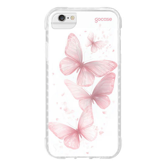 Capinha para celular  Pink Sparkle Butterflies