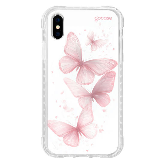 Capinha para celular  Pink Sparkle Butterflies