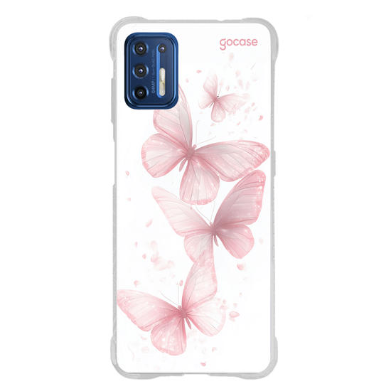 Capinha para celular  Pink Sparkle Butterflies