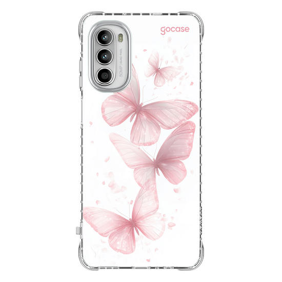 Capinha para celular  Pink Sparkle Butterflies