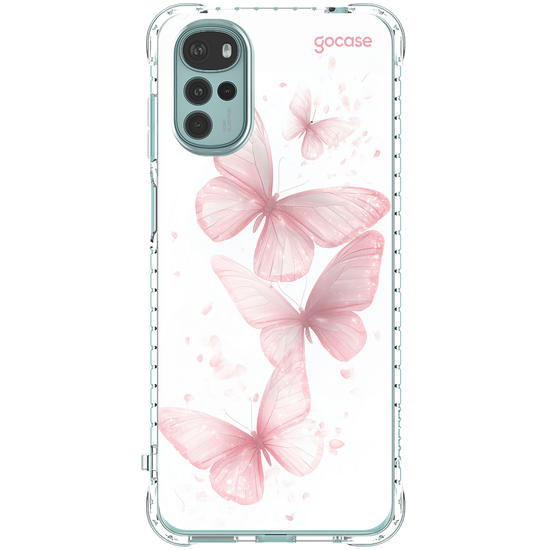 Capinha para celular  Pink Sparkle Butterflies