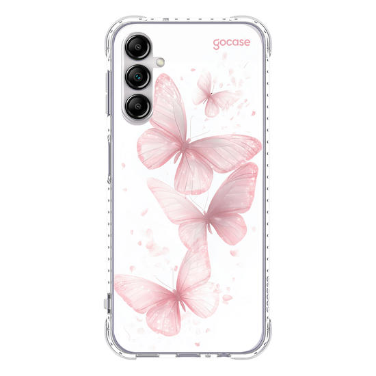 Capinha para celular  Pink Sparkle Butterflies