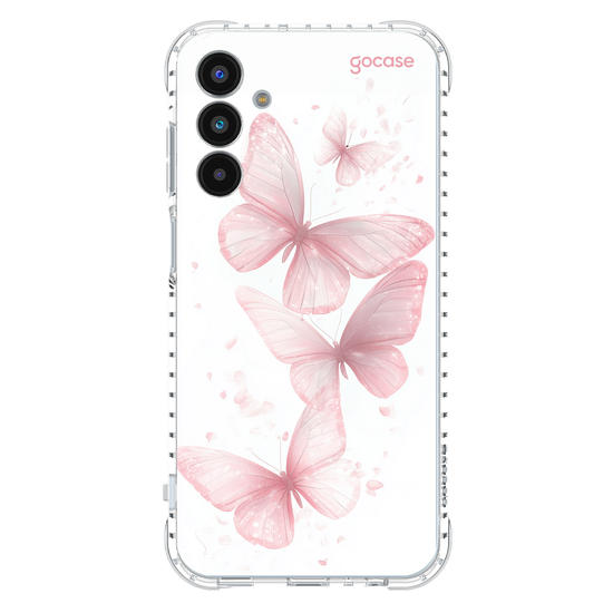 Capinha para celular  Pink Sparkle Butterflies