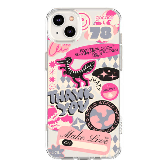 Capinha para celular  Pink Street Stickers