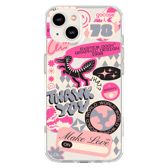 Capinha para celular  Pink Street Stickers