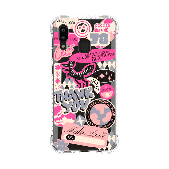 Capinha para celular  Pink Street Stickers