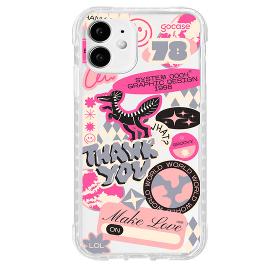 Capinha para celular  Pink Street Stickers