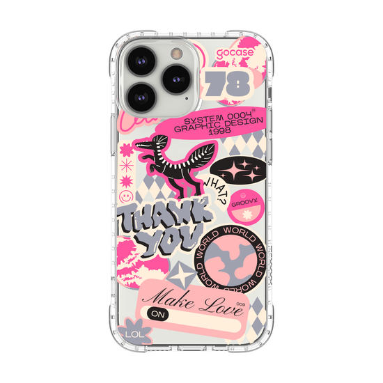 Capinha para celular  Pink Street Stickers