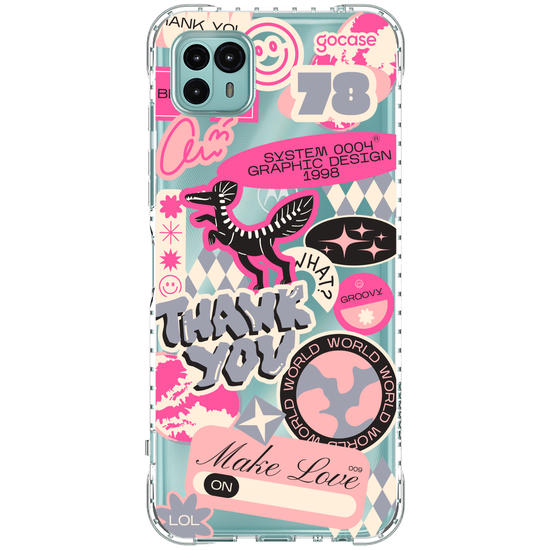 Capinha para celular  Pink Street Stickers