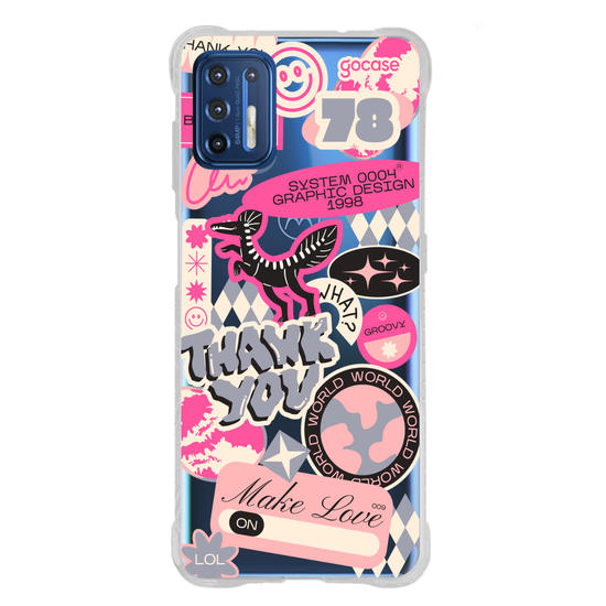 Capinha para celular  Pink Street Stickers