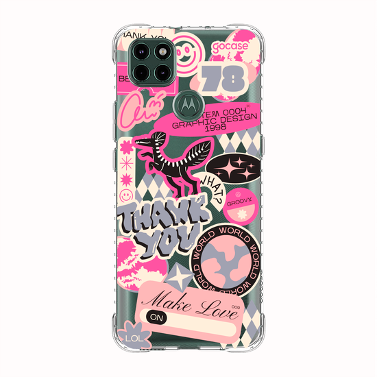 Capinha para celular  Pink Street Stickers