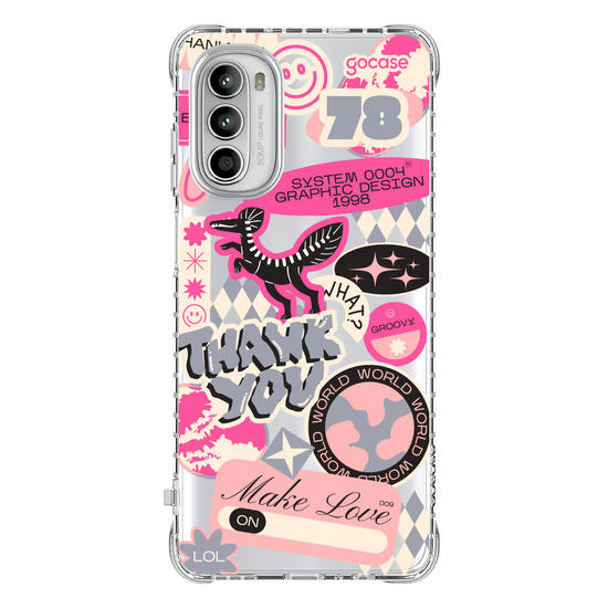 Capinha para celular  Pink Street Stickers