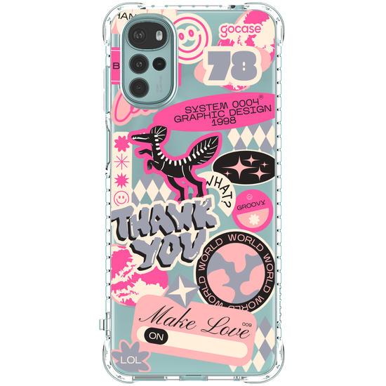 Capinha para celular  Pink Street Stickers