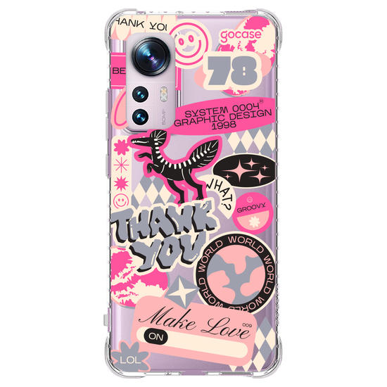 Capinha para celular  Pink Street Stickers