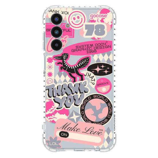 Capinha para celular  Pink Street Stickers