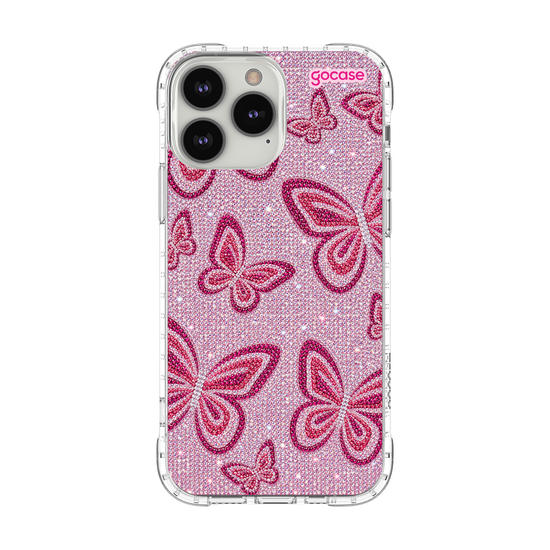 Capinha para celular  Pink Summer Butterflies