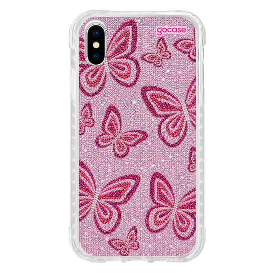 Capinha para celular  Pink Summer Butterflies