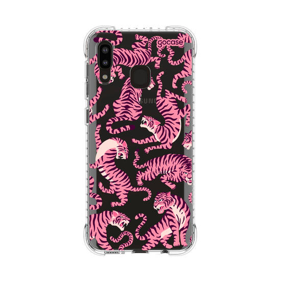 Capinha para celular  Pink Tigers Pattern
