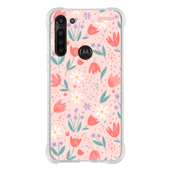 Capinha para celular  Pink Vibes Garden