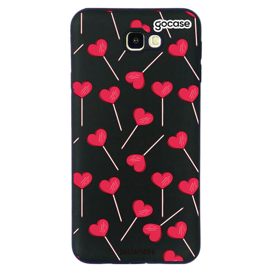 Capinha para celular Pirulito Coração