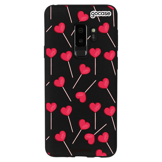 Capinha para celular Pirulito Coração