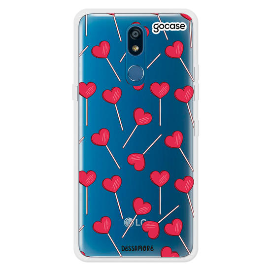 Capinha para celular Pirulito Coração