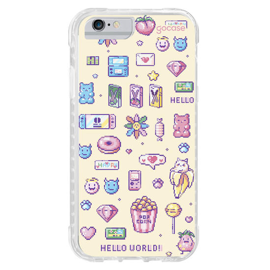 Capinha para celular  Pixel Girly Icons