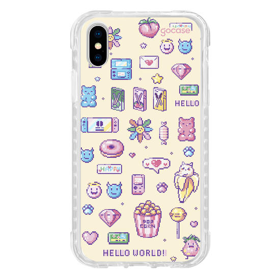 Capinha para celular  Pixel Girly Icons