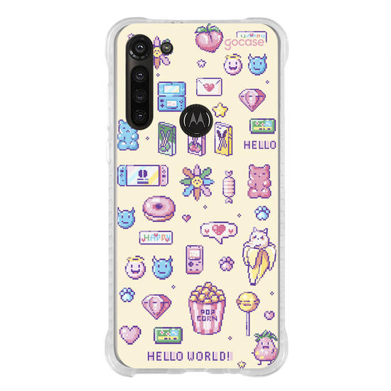 Capinha para celular  Pixel Girly Icons