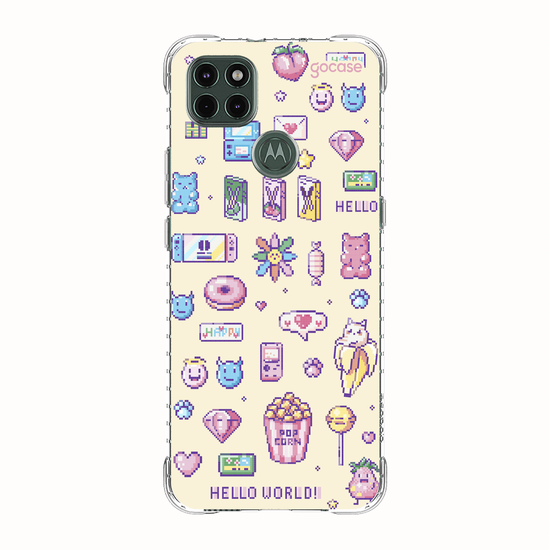 Capinha para celular  Pixel Girly Icons