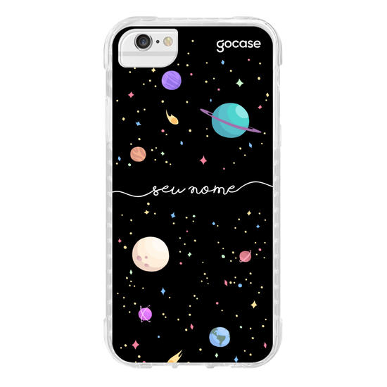 Capinha para celular Planetinhas Manuscrita
