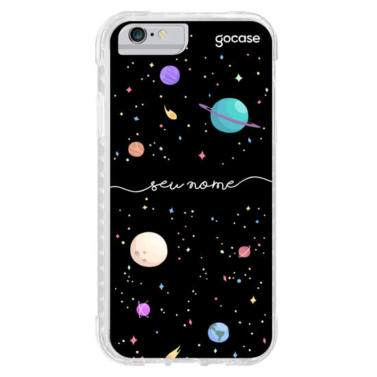 Capinha para celular Planetinhas Manuscrita