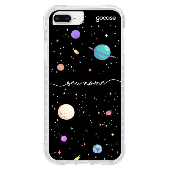 Capinha para celular Planetinhas Manuscrita