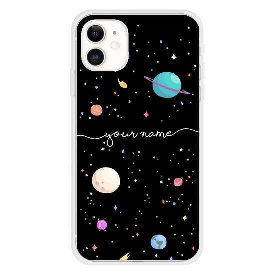 Planets Handwritten Phone Case