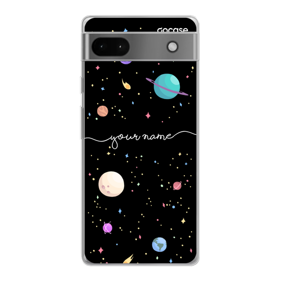 Planets Handwritten Phone Case